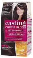 Loreal Casting Creme Gloss plaukų dažai be amoniako - 3102 Cool Dark Brown