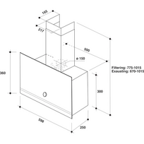 montuojamas gartraukis - Whirlpool WHVA 62F LM K - 3 nuotrauka