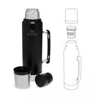 gertuve 1l - Stanley Classic Thermos 1l Black (Juodas) - 3 nuotrauka