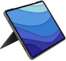 ipad 11 combo touch - Dėklas Logitech Combo Touch UK, tamsiai pilka, 11" - 5 nuotrauka