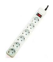 buitinis elektros ilgintuvas - PROTECTOR POWER SURGE 1.8M/6OUTL SPG6-B-6C GEMBIRD - 4 nuotrauka