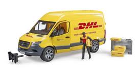 zaisliniai autobusai - Bruder - MB Sprinter DHL with driver (BR2671) - 3 nuotrauka