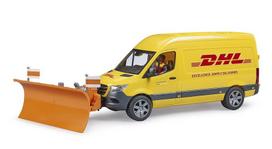 zaisliniai autobusai - Bruder - MB Sprinter DHL with driver (BR2671) - 5 nuotrauka