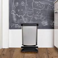 carbu - Šiukšlių dėžė su pedalu Rotho Paso, 20L, juodos (carbon) sp. - 2 nuotrauka