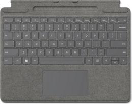  Microsoft Surface Pro Signature Keyboard Platinum EN, platina, belaidė