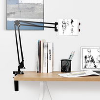 p14 - Ugreen LP142 Universal Holder with Folding Long Arm Black - 9 nuotrauka