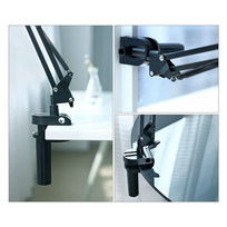 p14 - Ugreen LP142 Universal Holder with Folding Long Arm Black - 13 nuotrauka