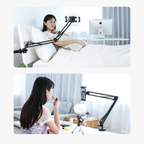 p14 - Ugreen LP142 Universal Holder with Folding Long Arm Black - 18 nuotrauka