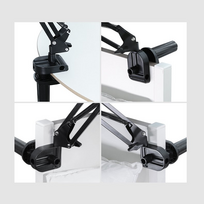p14 - Ugreen LP142 Universal Holder with Folding Long Arm Black - 19 nuotrauka