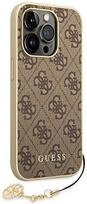 iphone 15 plus case guess - Guess "GUHCP14MGF4GBR 4G Charms Case iPhone 14 Plus" Brown - 3 nuotrauka