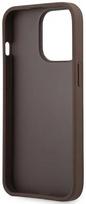 iphone 14 pro max dekliuka - Guess "GUHCP14X4GMGBR PU 4G Metal Logo Case iPhone 14 Pro Max" Brown - 7 nuotrauka
