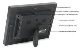 digital photo frame -  Kodak Digital Photo Frame 7, 7 ", ruda - 4 nuotrauka