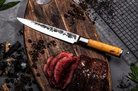 japoniskas peilis - Style De Vie Olive Forged 20,5 cm medis/japoniškas plienas - 6 nuotrauka