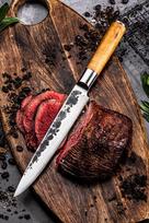 japoniskas peilis - Style De Vie Olive Forged 20,5 cm medis/japoniškas plienas - 7 nuotrauka
