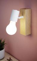 kryptinis sviestuvas - Eglo Townshend 3 Spotlight 60W E27 Brown/White - 2 nuotrauka