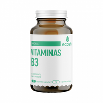  ECOSH vitaminas B3 (niacinas), 250 mg NE, 90 kapsulių
