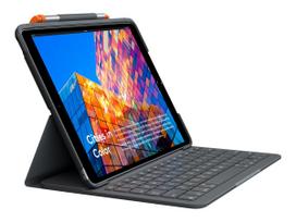 logitech deklas - Logitech - Slim Folio for iPad 7-8-9th GRAPHITE - 1 nuotrauka