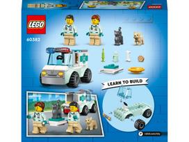 lego greitoji - LEGO City Gyvūnėlių greitosios pagalbos automobilis 60382 - 3 nuotrauka