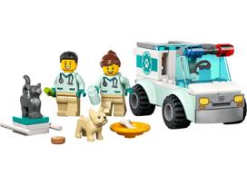 lego greitoji - LEGO City Gyvūnėlių greitosios pagalbos automobilis 60382 - 4 nuotrauka