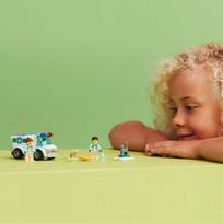 lego greitoji - LEGO City Gyvūnėlių greitosios pagalbos automobilis 60382 - 8 nuotrauka