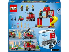lego city - LEGO City Gaisrinė ir ugniagesių sunkvežimis 60375 - 3 nuotrauka