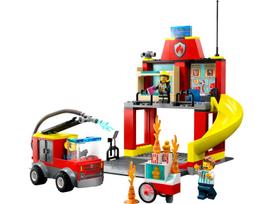 lego city - LEGO City Gaisrinė ir ugniagesių sunkvežimis 60375 - 8 nuotrauka