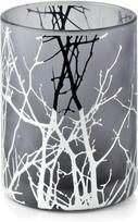 Žvakidė Mondex Odette Silver HTID0974, stiklas, Ø 100 cm, 125 mm, sidabro/pilka
