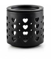 Žvakidė Mondex Fragrance Oil Fireplace, keramika, Ø 7.3 cm, 75 mm, juoda