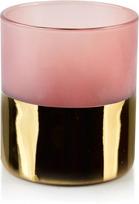 Žvakidė Mondex Rita Pink HTID1087, stiklas, Ø 85 cm, 100 mm, aukso/rožinė
