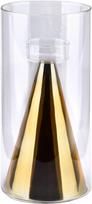 Žvakidė Mondex Rita Gold HTRD7487, stiklas, Ø 120 cm, 250 mm, skaidri/aukso