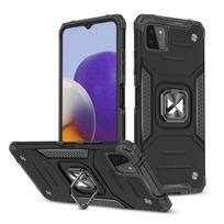 Wozinsky Ring Armor Case, Samsung Galaxy A22, juoda
