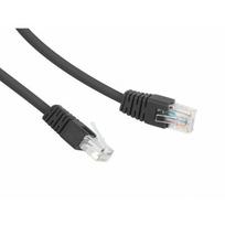 kabelis utp cat6e - Gembird PP6U UTP Cat6 Patch Cord 3m Black - 2 nuotrauka