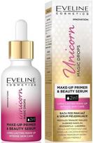 makiazo baze - Eveline Unicorn Magic Drops Make-Up Primer & Beauty Serum 2in1 makiažo bazė ir serumas - 30 ml. - 1 nuotrauka