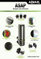 vidinis akvariumo filtras - Aquael ASAP 500 vidinis filtras 50–150 l akvariumui - 6 nuotrauka