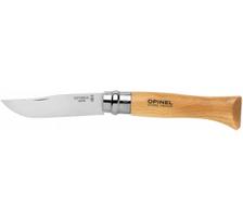 peilio rankena - Peilis Opinel 8, Inox nerūdijantis plienas, buko medienos - 1 nuotrauka