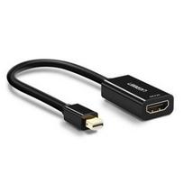 mini dp displayport adapteris - UGREEN mini DisplayPort - HDMI Adapter 4K (Black) - 1 nuotrauka