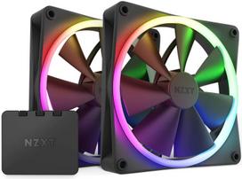 fan controller - Nzxt F140 RGB 140mm 2-pack & RGB Controller Case Fan RF-R14DF-B1 - 1 nuotrauka