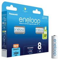panasonic eneloop 8 - Panasonic Eneloop BK-3MCDE/ 8BE 8pcs - 1 nuotrauka