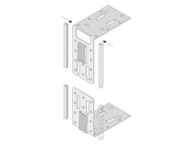 murvine - UA50 ar CW50 profiliams Knauf, 145 x 50 mm. (4 kampai, 10 mūrvinių) - 2 nuotrauka