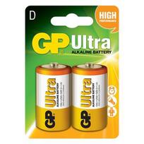 GP Batteries Ultra Alkaline, R20, 1.5 V, 2 vnt.