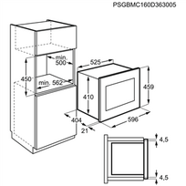 krosneles - AEG MBE2658SEM - 7 nuotrauka