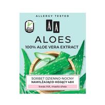 aloe vera veido kremas - AA Aloes Hydro Sorbet dieninis ir naktinis veido kremas jautriai odai 50ml - 2 nuotrauka
