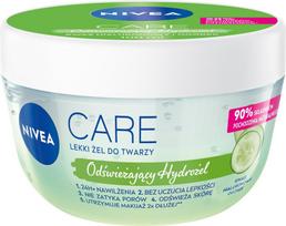 kremas su hialuronu - Nivea Care Fresh Hydro Gel veido kremas mišriai/ riebiai odai - 100 ml. - 1 nuotrauka