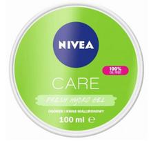 kremas su hialuronu - Nivea Care Fresh Hydro Gel veido kremas mišriai/ riebiai odai - 100 ml. - 3 nuotrauka