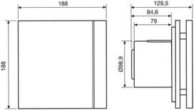 kambariun - SOLER-PALAU SILENT-100 CHZ DESIGN, 5210602000 - 2 nuotrauka