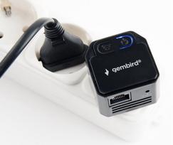 wi fi kartotuvai - WRL REPEATER 300MBPS/BLACK WNP-RP300-03-BK GEMBIRD - 2 nuotrauka