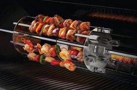 napoleon - Šašlykų kepimo sistema su 6 iešmais Napoleon Rotisserie Shish-Kebab Skewer Set 64008, 6 vnt. - 3 nuotrauka