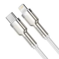 apple usb c to usb - Baseus CATLGD-02 High Density 20W USB-C to Lightning White - 2 nuotrauka