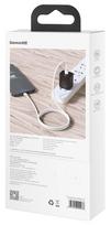 apple usb c to usb - Baseus CATLGD-02 High Density 20W USB-C to Lightning White - 8 nuotrauka