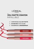 l oreal infallible - Loreal Infallible Matte Lip Crayon matinės lūpų kreidelės/dažai 2.5 g. - 110 Caramel Rebel - 4 nuotrauka